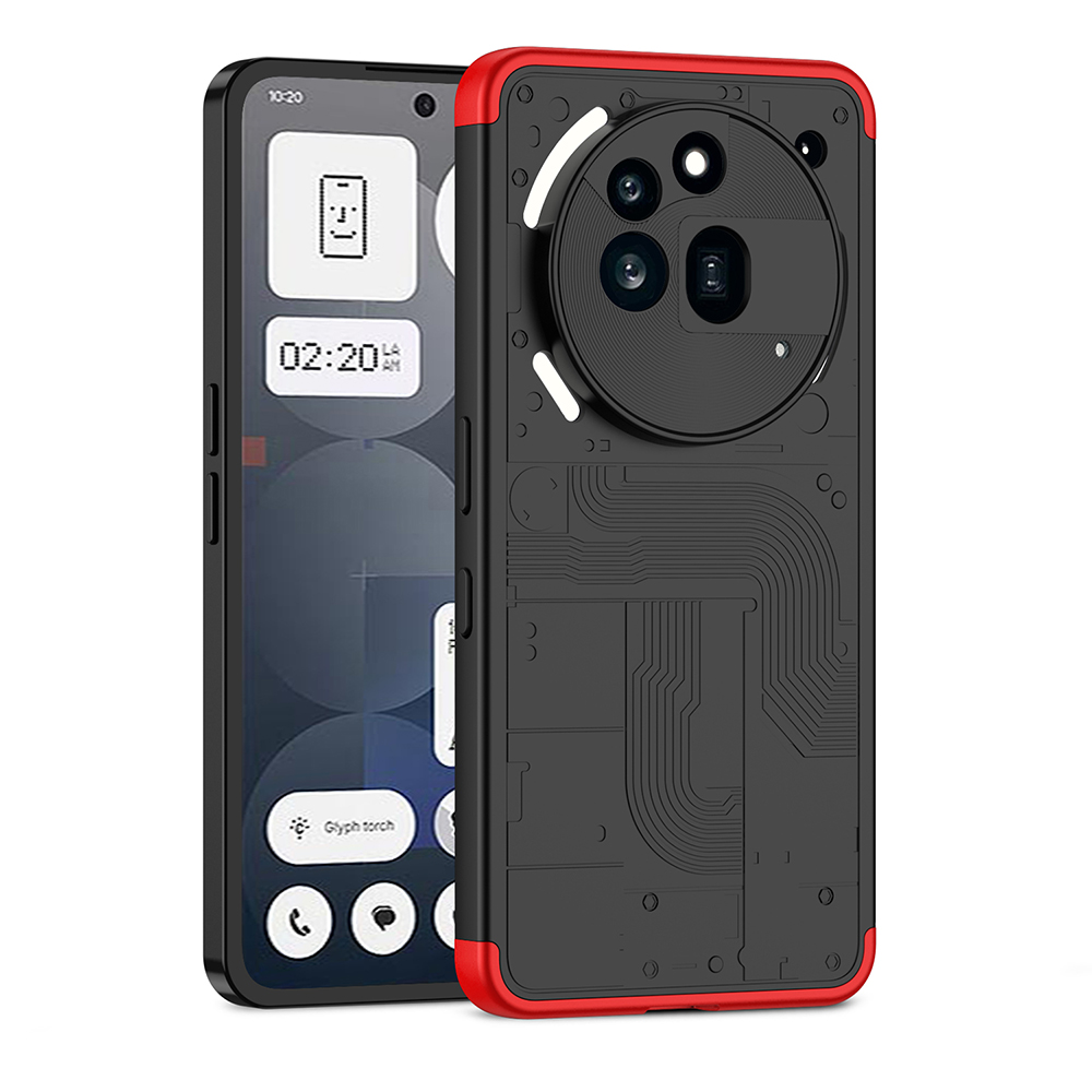 Heavy Duty 360 Full Body Protective Case - Matte harde pc-hoes voor niets Telefoon