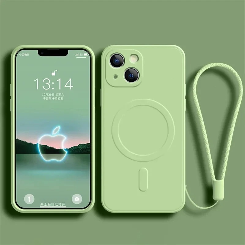Luxe vloeibare siliconen magne - Liquid Silicone Magnetic Phone Case recensie en prijs