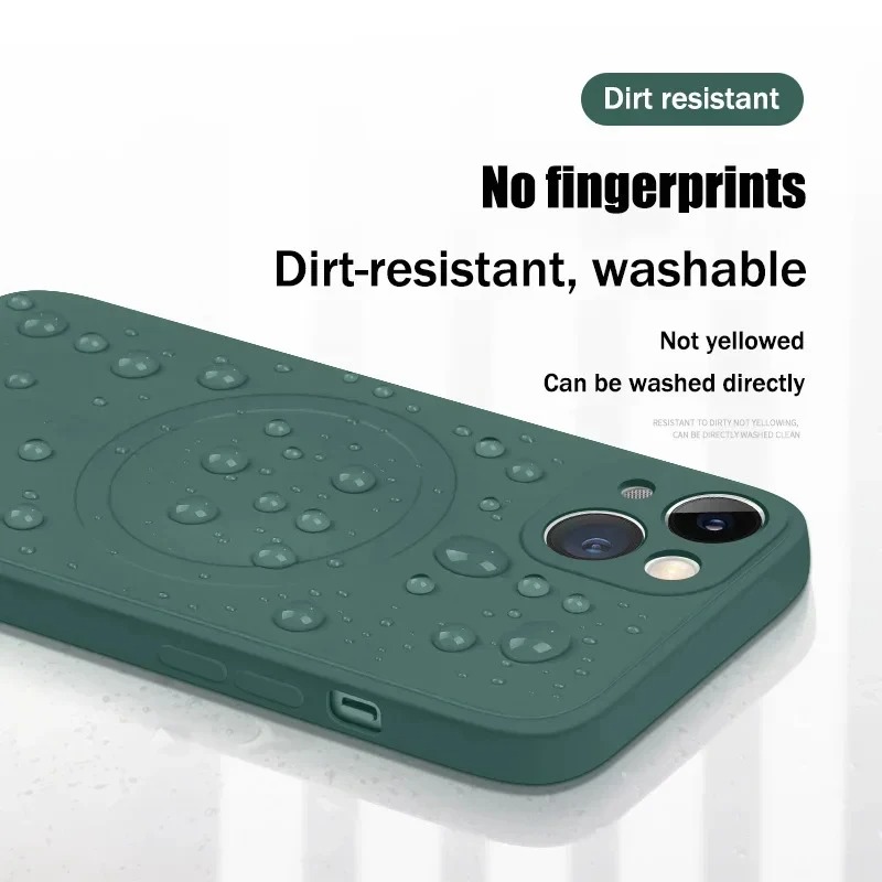 Luxe vloeibare siliconen magne - Liquid Silicone Magnetic Phone Case recensie en prijs