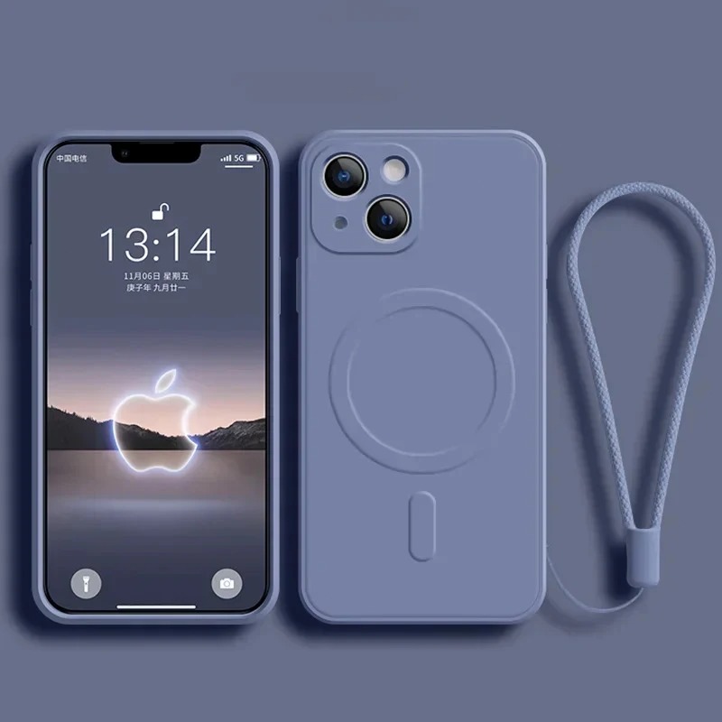 Luxe vloeibare siliconen magne - Liquid Silicone Magnetic Phone Case recensie en prijs