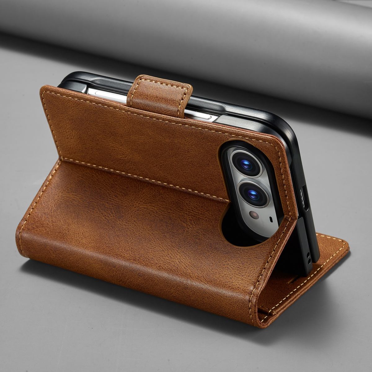 RFID-beschermende kaarthouder, - Leather Wallet Card Holder Phone Cover recensie en prijs