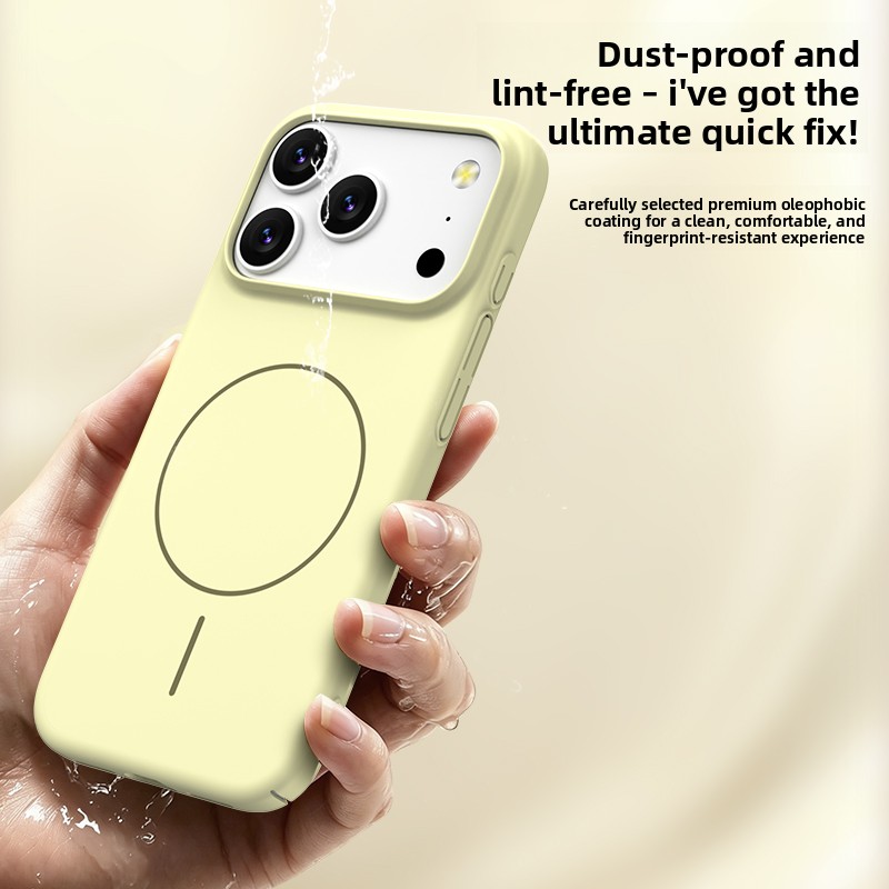 Matte, zachte siliconen telefo - Liquid Silicone Magnetic Phone Case recensie en prijs